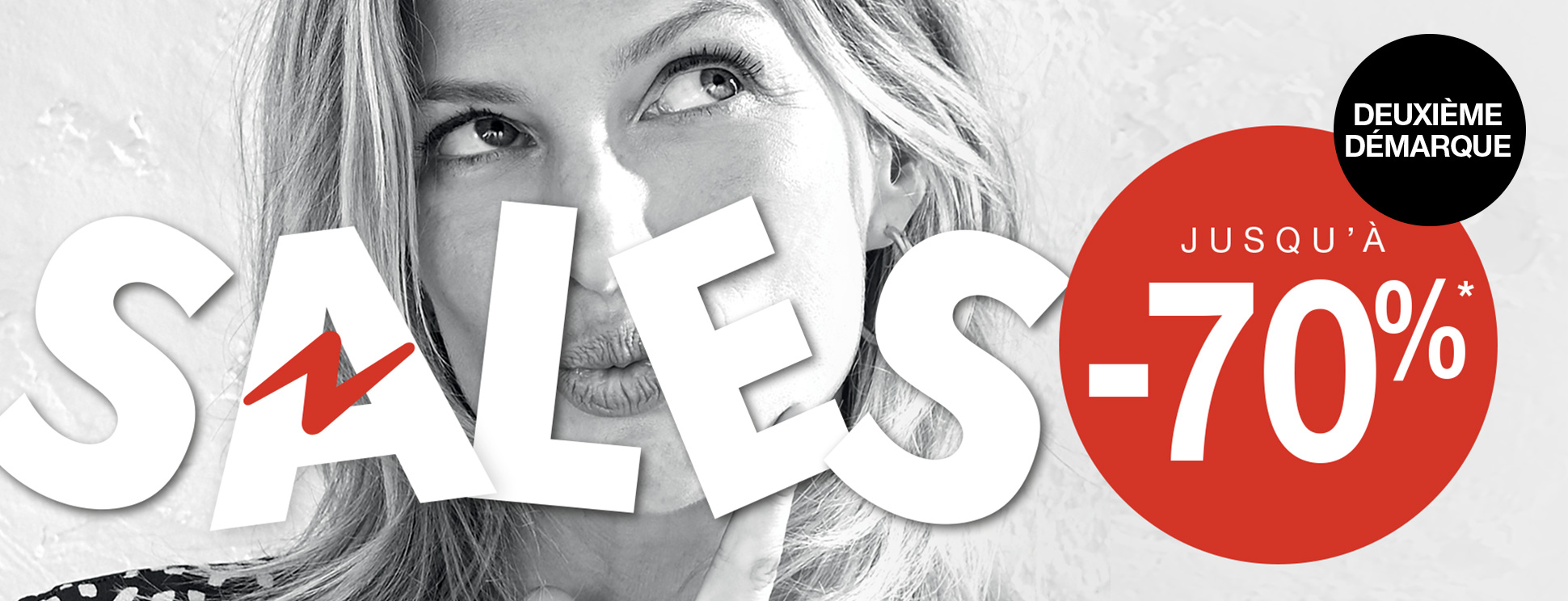 SALES Jusqu'à -70%*