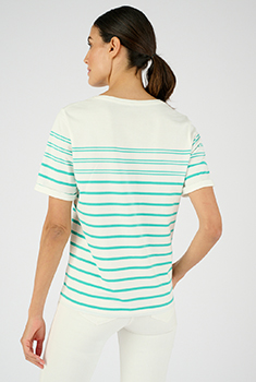 T-shirt marinière pur coton