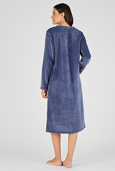 Chemise de nuit Thermolactyl maille reliéfée