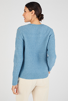 Pull mélange laine et alpaga