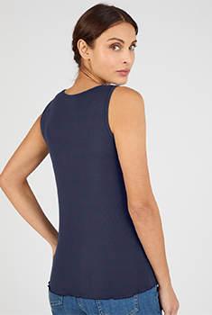 Débardeur Essential en fine côte