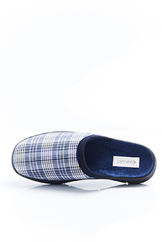 Mules à carreaux