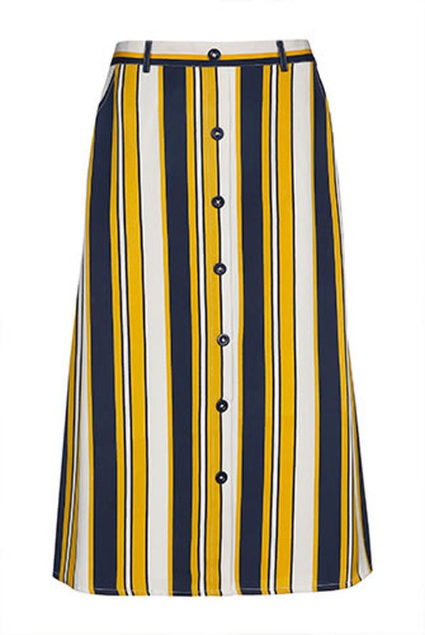 Jupe rayé esprit “bayadère”