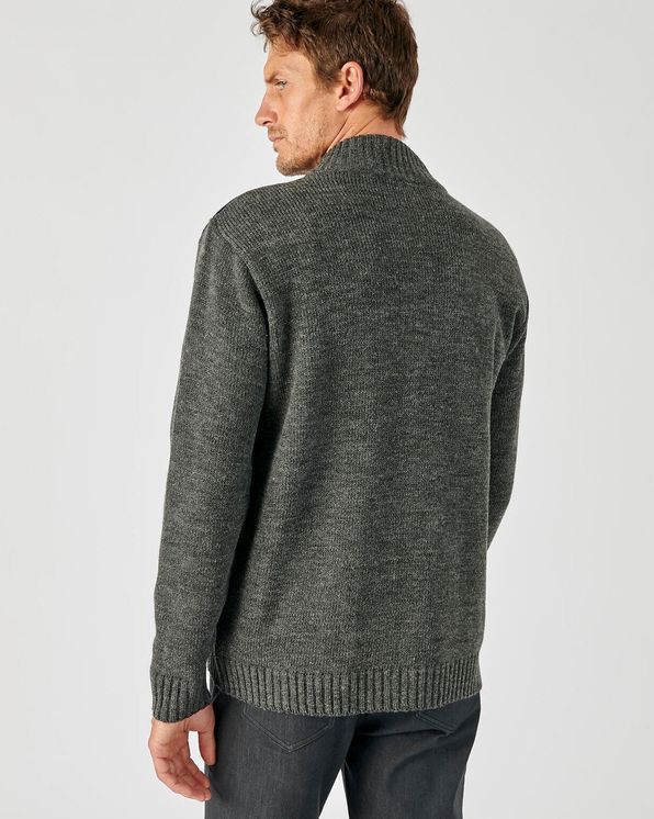 Gilet empiècement suédine