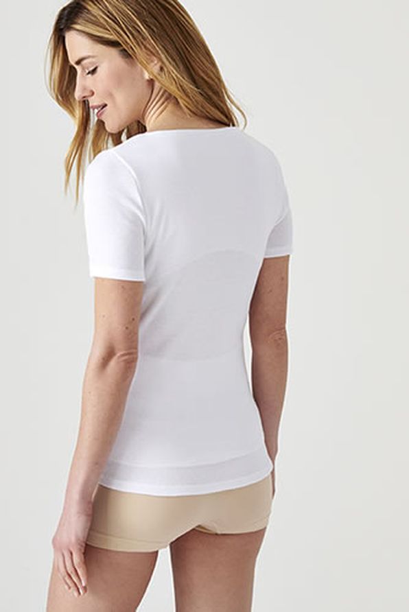 T-shirt manches courtes biais satiné Thermolactyl®