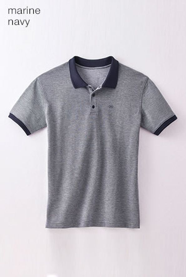 Polo maille piquée unie