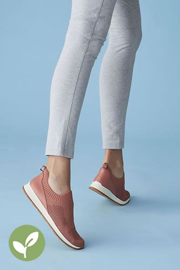 Baskets légères dessus maille souple recyclé Amortyl®