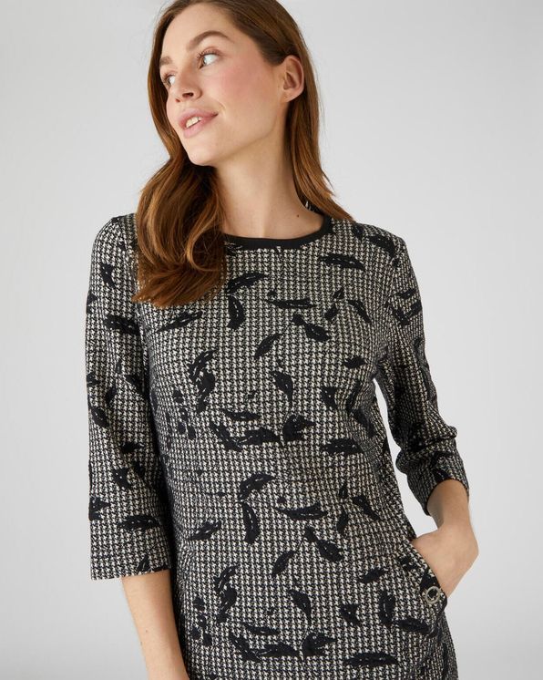 Robe maille milano jacquard stretch