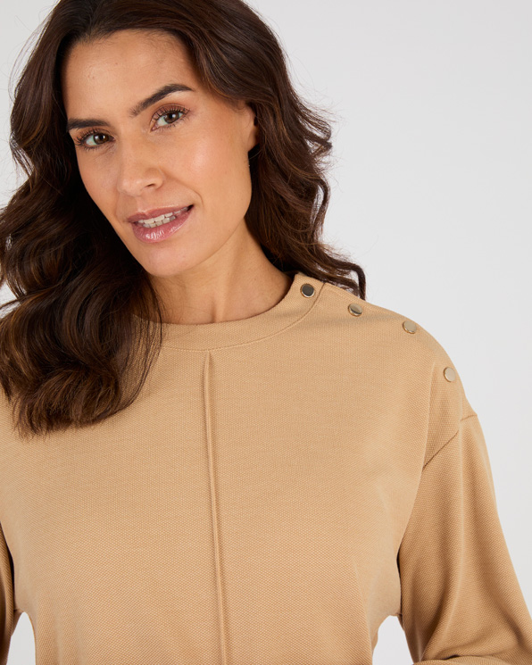 Sweat-shirt en maille piquée