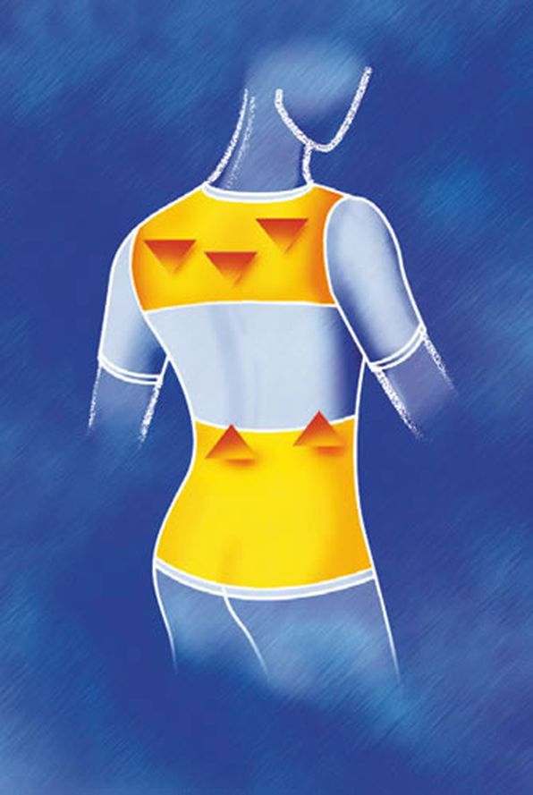 T-shirt manches courtes Thermolactyl® Fine côte reliéfée