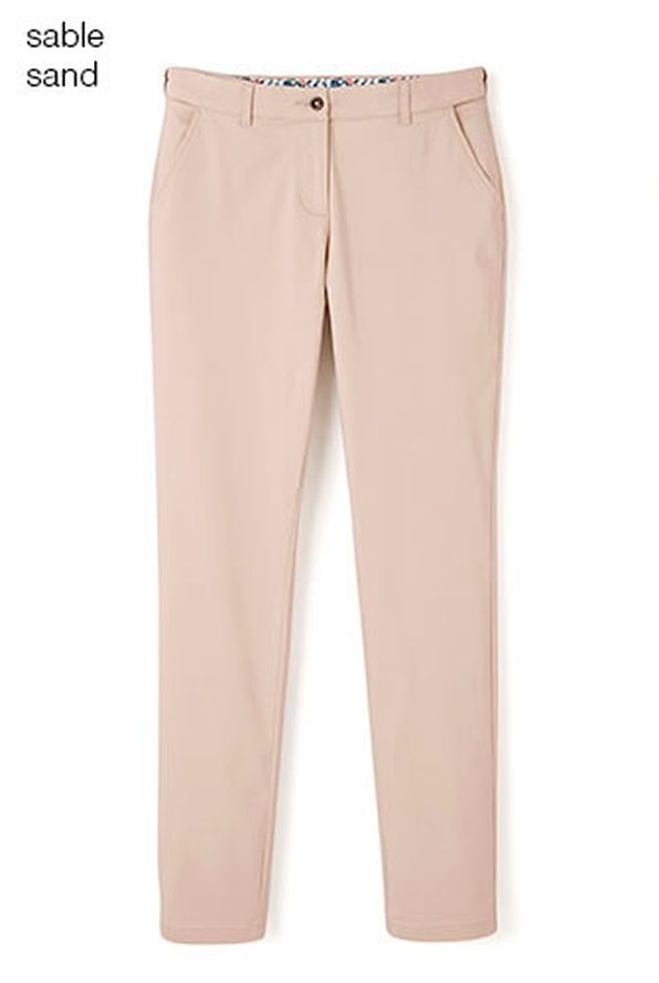 Pantalon chino coton stretch ceinture autoréglable