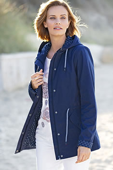 Parka coupe-vente esprit marin