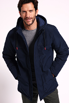 Parka à capuche déperlante Thermolactyl homme