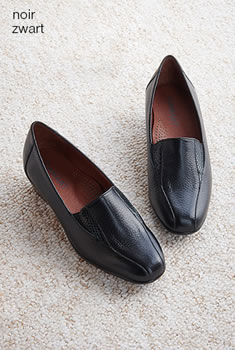 Mocassins cuir de cerf détail «reptile»