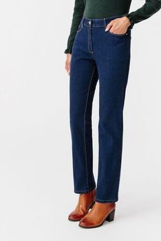 Jean 5 poches «ventre plat» Perfect Fit by Damart® Coupe droite