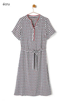 Robe fluide imprimée