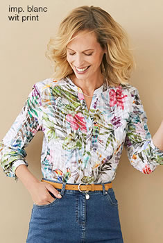 Tunique tissu dévoré