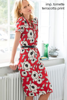 Robe manches courtes