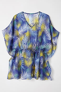 Kaftan voile imprimé