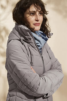 Doudoune matelassée déperlante imprimée