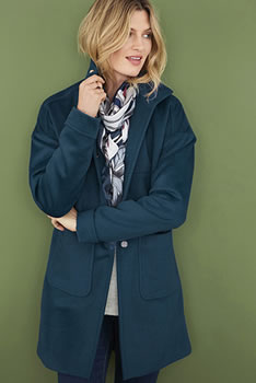 Manteau lainage doublure Thermolactyl®