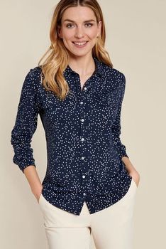 Chemisier maille jersey Thermolactyl® imprimé pois