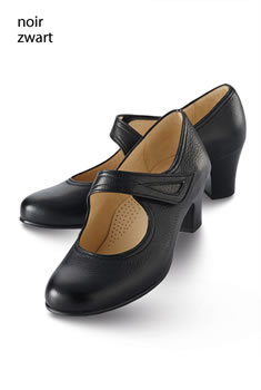 Escarpins cuir de cerf