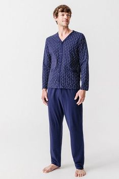 Pyjaveste pur coton peigné