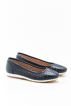 Ballerines Climatyl dessus cuir perforé