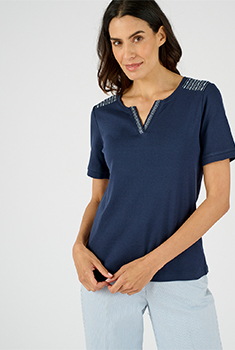 T-shirt col Tunisien