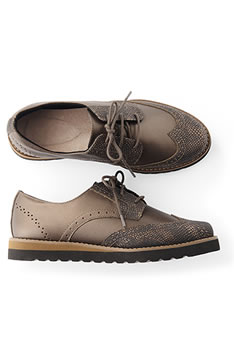 Derbies croûte de cuir vachette déperlant Amortyl®