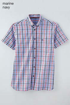 Chemisette carreaux vichy popeline pur coton