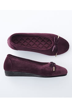 Ballerines velours