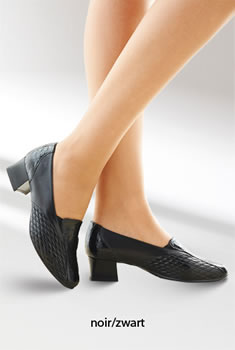 Escarpins cuir de chèvre stretch fantaisie