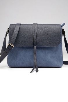 Sac bi-matière boucle fantaisie