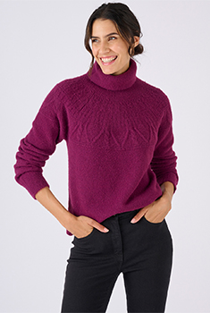 Pull maille fantaisie Thermolactyl