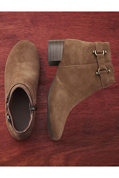 Boots croûte de cuir vachette déperlante