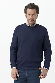 Pull maille ottoman mélange laine Thermolactyl®