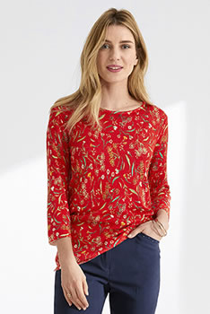 Pull fleuri maille ajourée