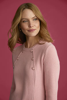 Pull boutons fantaisie