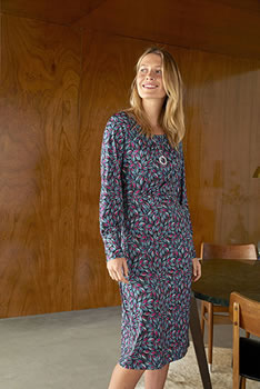Robe stretch imprimée