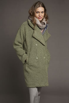 Manteau bouclette doublure Thermolactyl®