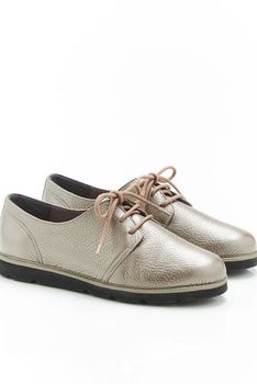 Derbies à lacets cuir de cerf