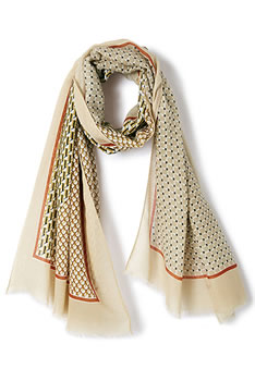Foulard géométrique