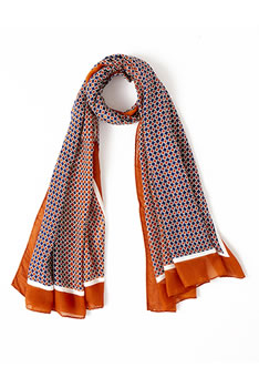 Foulard imprimé graphique
