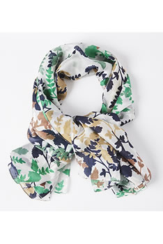 Foulard pure soie imprimée