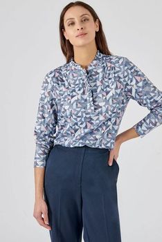 T-shirt volanté imprimé géométrique recyclé*