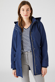 Parka légère et stretch déperlante