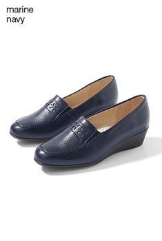 Mocassins cuir de cerf détails perforés