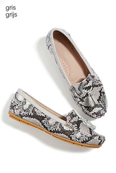 Mocassins effet “reptile”